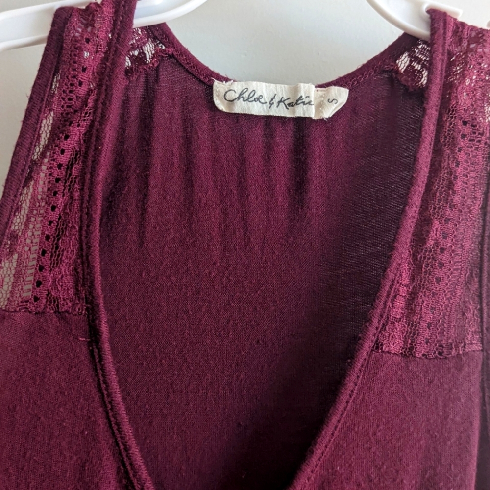 Skater lace tank